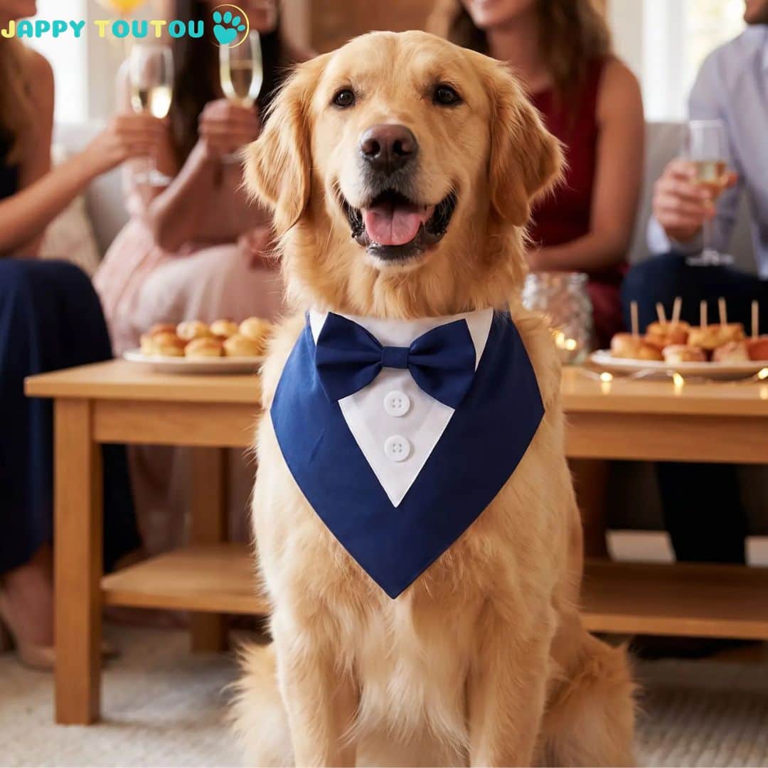 Bandana Chien | JappyFestif3™ Élégant - Jappy Toutou