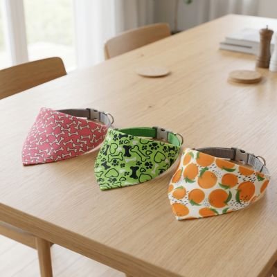 Bandana pour Chien - JappyBandan’Art™ :  plusieurs motifs colorés
