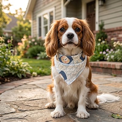 Bandana pour Chien | JappySunset Paw2™ : Tissu doux en coton respirant