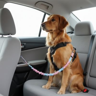 Ceinture de sécurité pour chien • Ceinture JappyVoyage™: Protection double