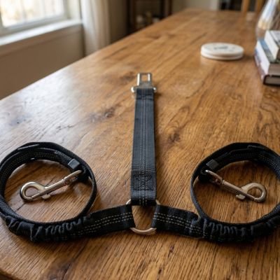 Ceinture de sécurité pour chien • Jappy PatteSafe ™ : Système de double attache