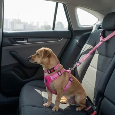 Ceinture de sécurité pour chien | JappySafe2™. - Jappy Toutou