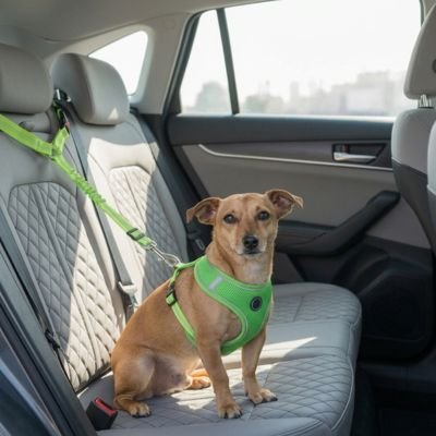 Ceinture de sécurité pour chien | JappySafe2™ : Système de fixation universel