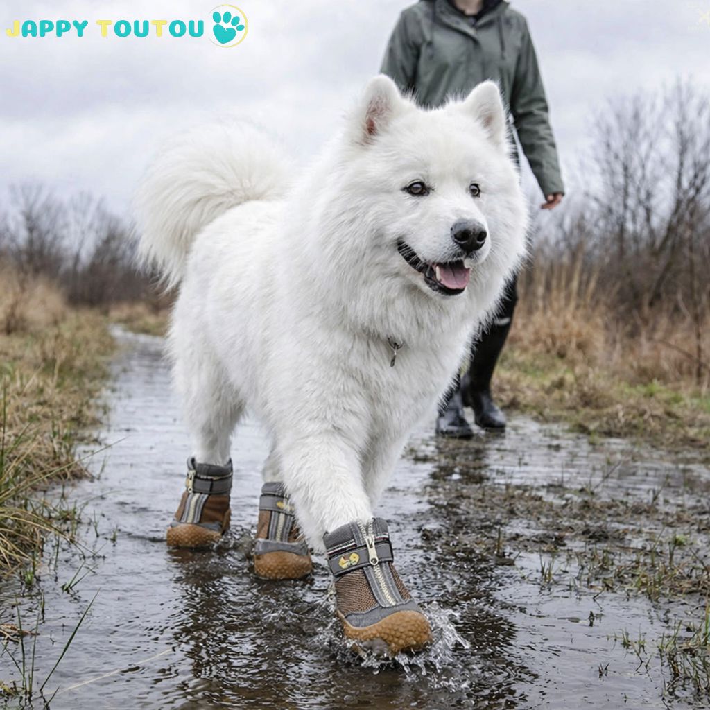 chaussure chien • JappyWalk™ : Bandes réfléchissantes