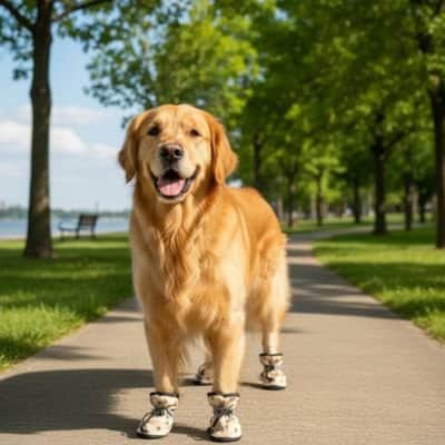 Chaussures pour Chien •Jappy-Confort Urban: Fermeture ajustable