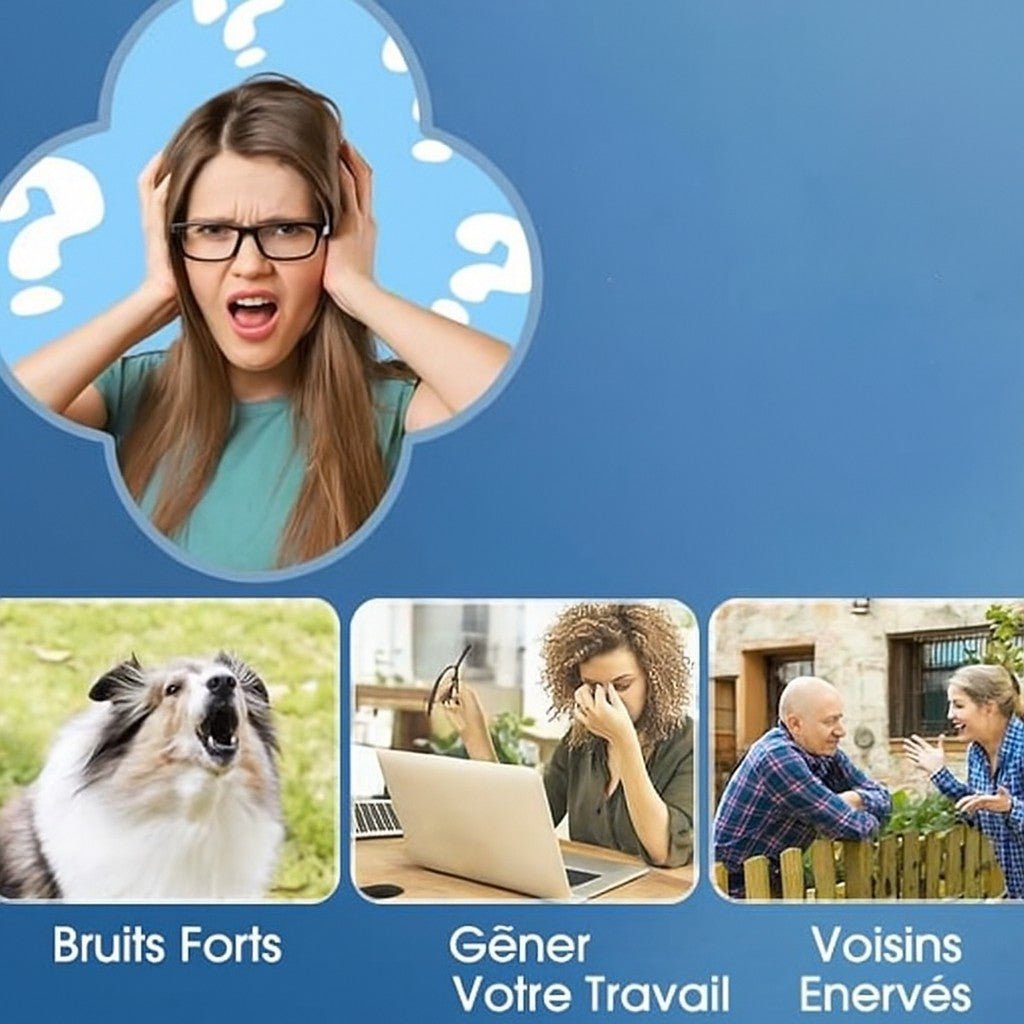 Collier anti aboiement petit chien | AntiBark™ - Jappy Toutou