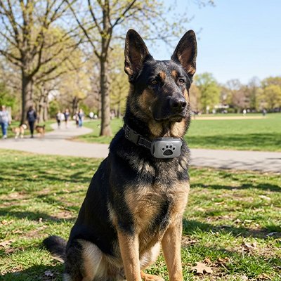 Collier de dressage Chien • QuietPaw™:  Interface visuelle claire