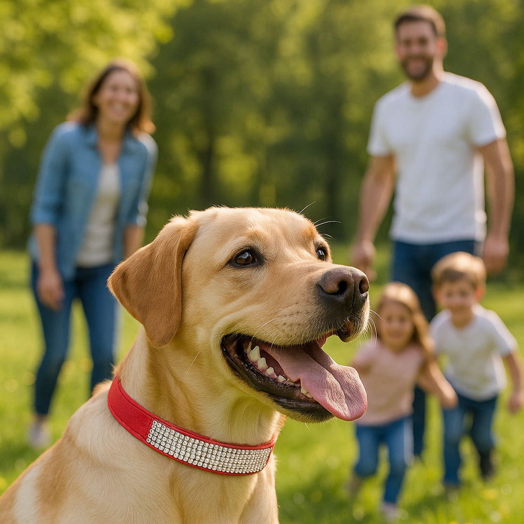 Collier chien : Élégance canine quotidienne ATTIRE L'ATTENTION PARTOUT