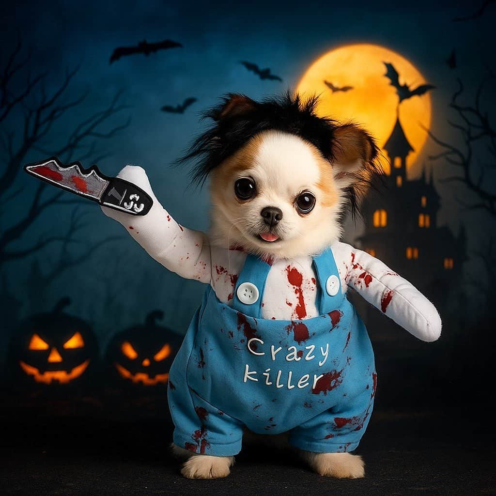Déguisement chien | Chucky - Halloween Terrifiant - Jappy Toutou