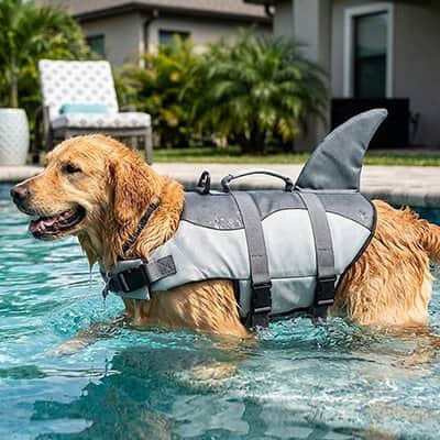 Gilet de sauvetage Chien - Capitaine Canin™ - Jappy Toutou