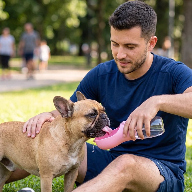 Gourde Chien • JappyHydro™ : Fermeture étanche: prévention des fuites