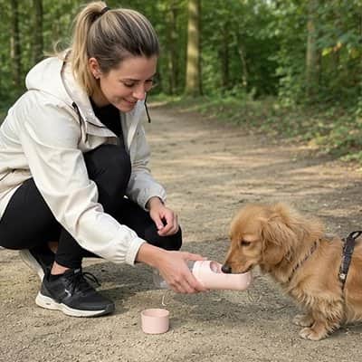 Gourde pour Chien | JappyOasis2™ - Jappy Toutou