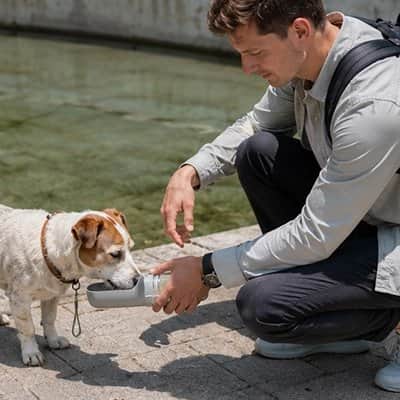 Gourde pour Chien | JappyOasis2™ - Jappy Toutou