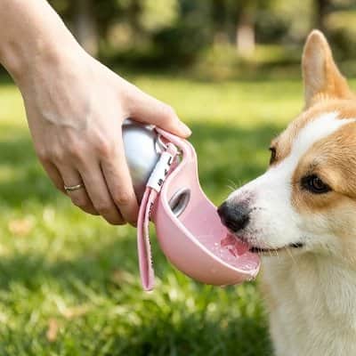 Gourde pour Chien | JappySplash™ INOX - Jappy Toutou