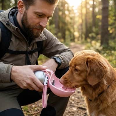 Gourde pour Chien | JappySplash™ INOX - Jappy Toutou
