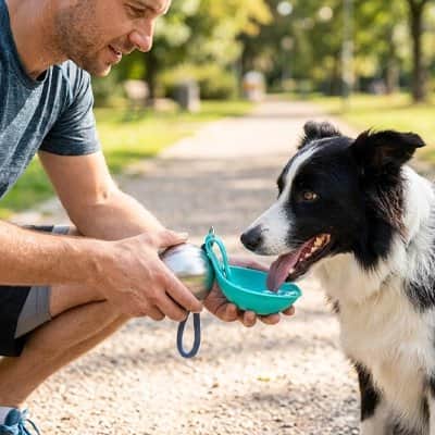 Gourde pour Chien | JappySplash™ INOX - Jappy Toutou