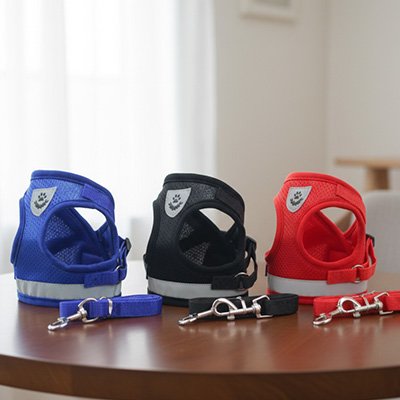 Harnais chien | Trot’Toutou™ : Disponible en trois coloris et une quatrième en gris