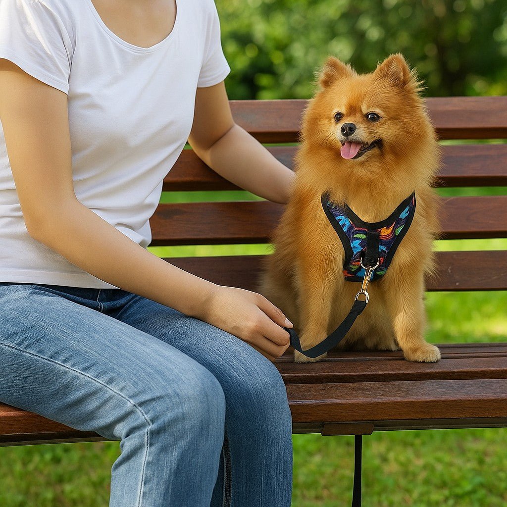 Harnais petit chien | ÉclatFloral™ - Jappy Toutou