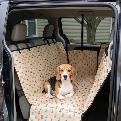 Housse voiture chien | JappyProtect-Tout™ : tout confort