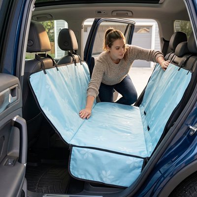 Housse voiture chien  | JappyProtectTout3™ : Protection intégrale