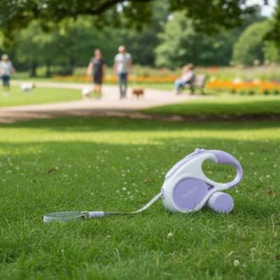 Laisse chien enrouleur | JappyHorizon™ - Jappy Toutou
