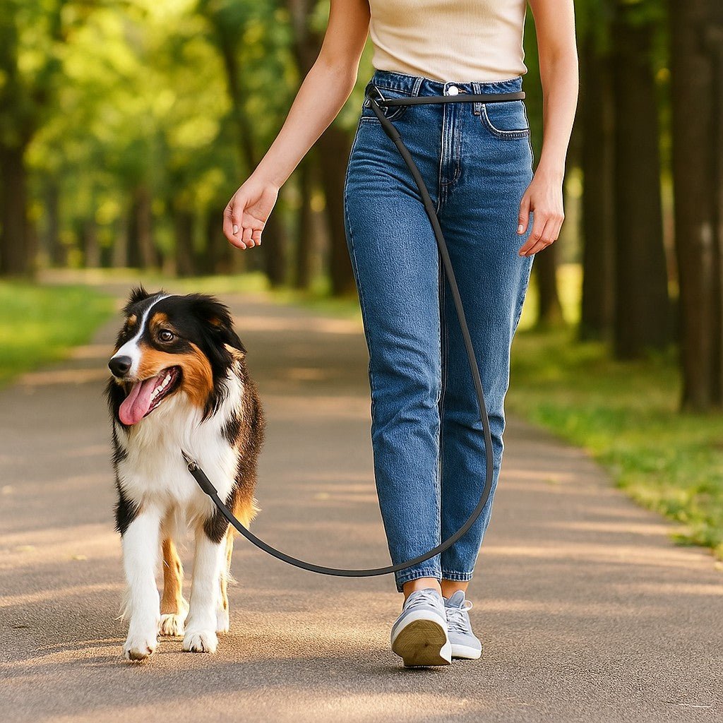 Laisse chien main libre- Liberté™ : l'innovation pour balades parfaites - Jappy Toutou