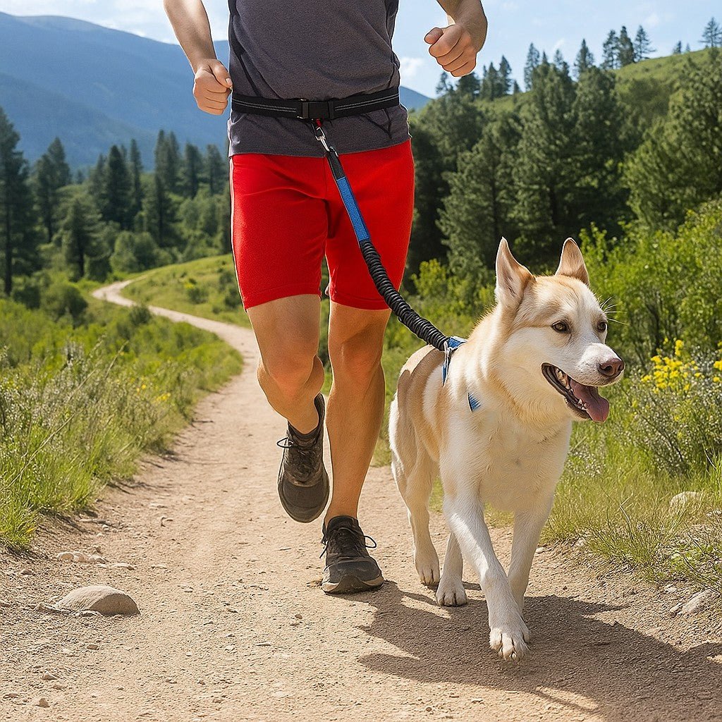 Laisse chien : FreeHand™ La Solution main libre Idéale pour les Promenades Actives - Jappy Toutou