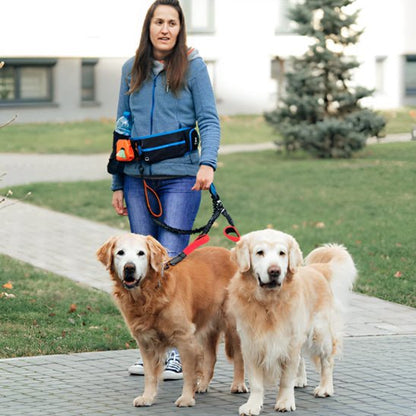 Laisse double pour chien - DuoWalk™ : la solution anti - emmêlement parfaite - Jappy Toutou