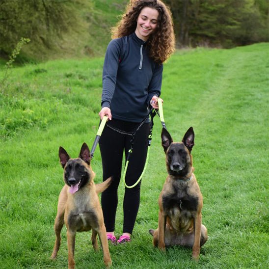 Laisse double pour chien - DuoWalk™ : la solution anti - emmêlement parfaite - Jappy Toutou
