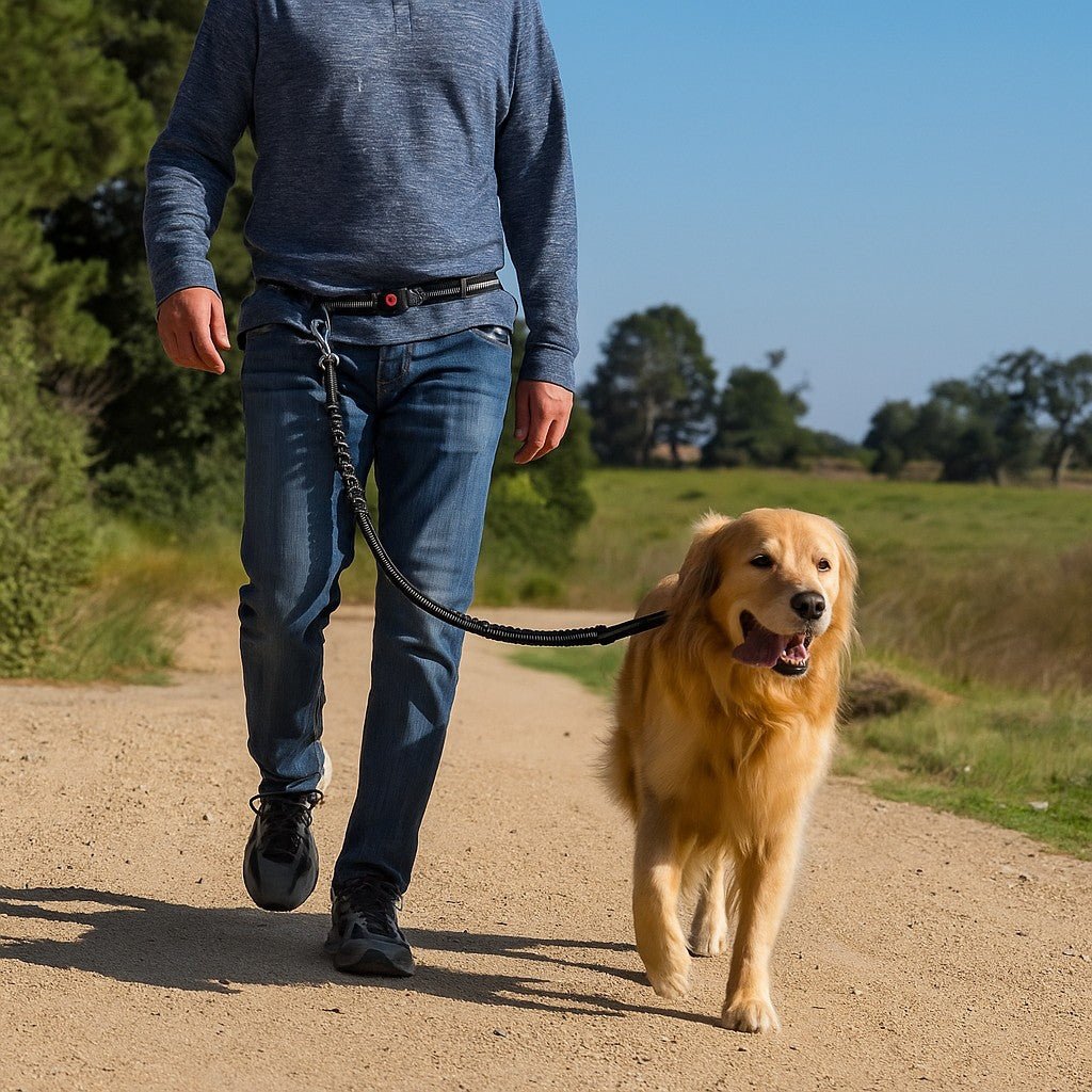 Laisse main libre chien / Double , Simple laisse multiple usage - Jappy Toutou