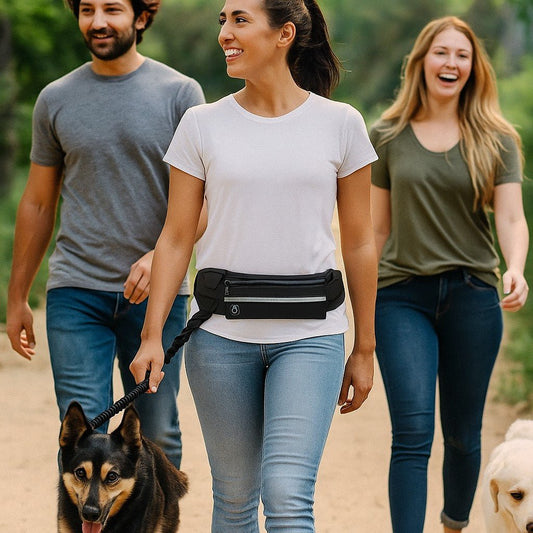 Laisse main libre chien-FreeBelt™ : Libérez vos mains et gardez le contrôle - Jappy Toutou