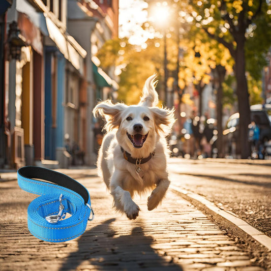 Longe Chien : Idéale pour des Promenades Sécurisées et Confortables - www.JappyToutou.com