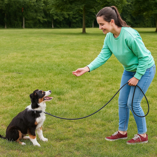 Longe pour chien- PuppyLink™- Entrainement, Rappel, Jeu tout dans une laisse - Jappy Toutou
