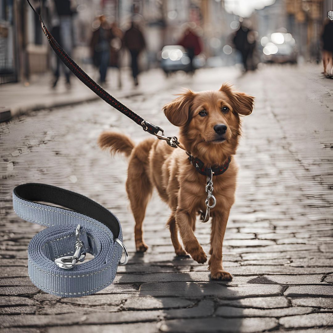 Longe pour chien : confort, sécurité et style pour des promenades idéales. - www.JappyToutou.com