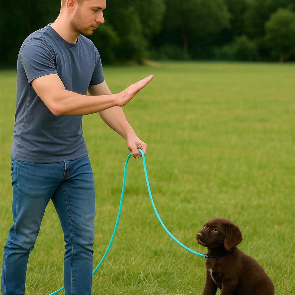 Longe pour chiot - Entrainement, Rappel, Jeu tout dans une laisse - Jappy Toutou