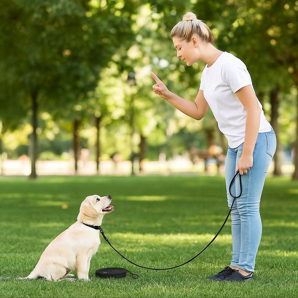 Longe pour chiot - Entrainement, Rappel, Jeu tout dans une laisse - Jappy Toutou