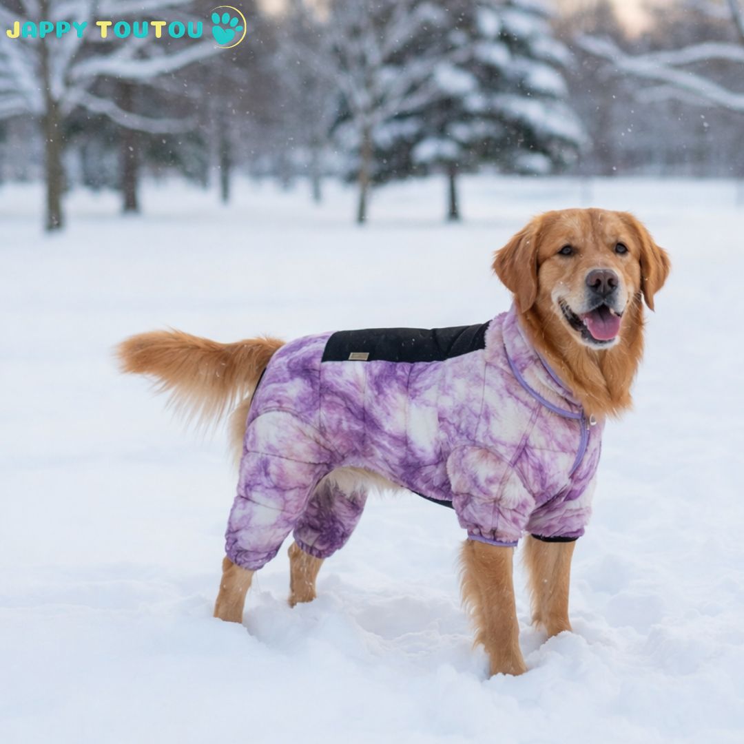 Manteau pour chien • Jappy3Polar™ Rose tacheté