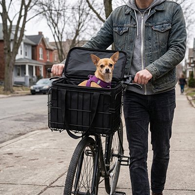 Panier pour Vélo Chien | JappyModulWouf™ - Jappy Toutou