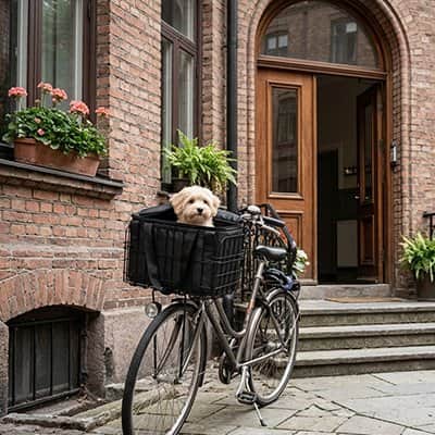 Panier pour Vélo Chien | JappyModulWouf™ - Jappy Toutou