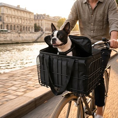 Panier pour Vélo Chien | JappyModulWouf™ - Jappy Toutou