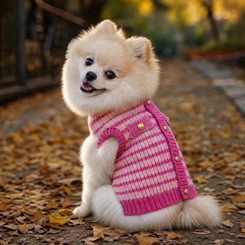 Pull pour Chien • JappySoft™ : Finitions côtelées