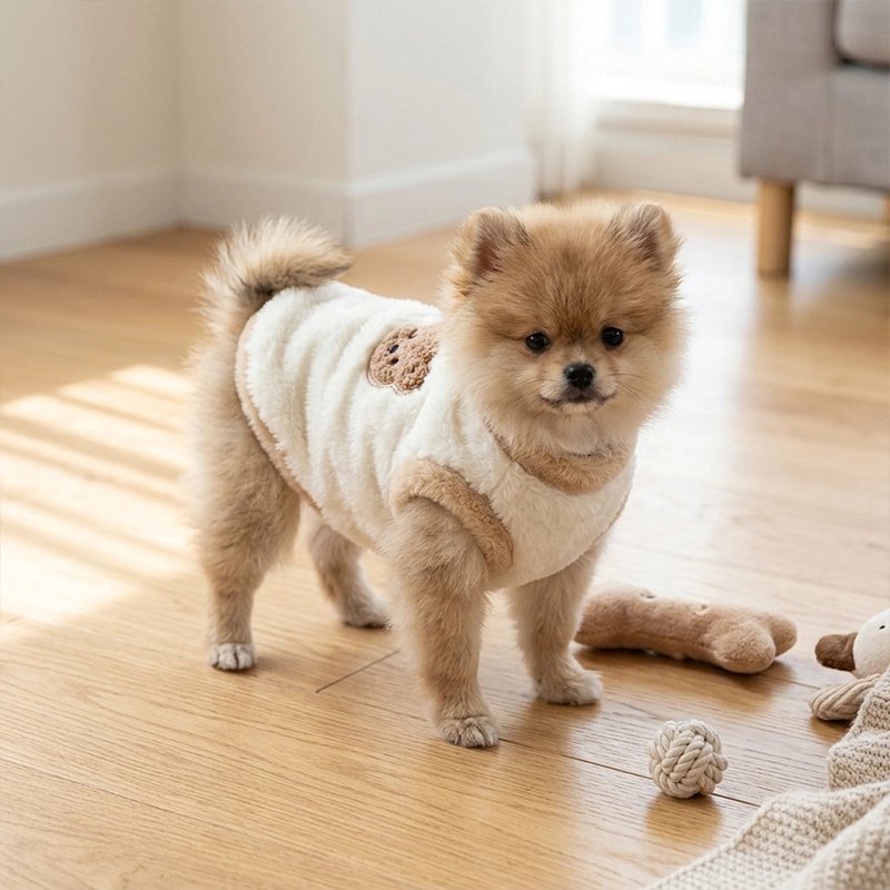 Pull pour Chien•JappyCosyBear™: Coupe ajustée