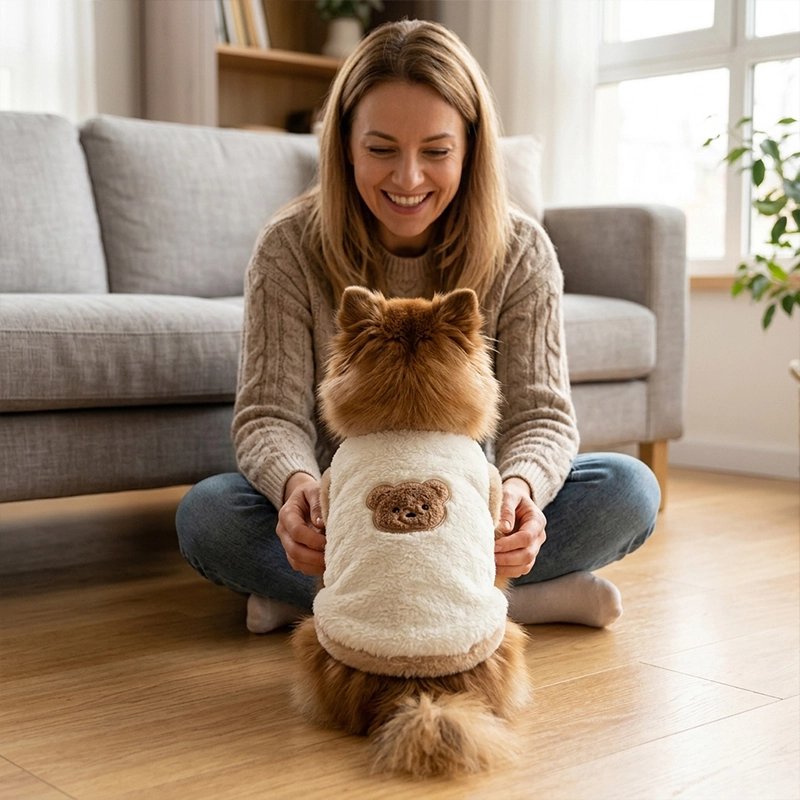 Pull pour Chien•JappyCosyBear™: Motif décoratif