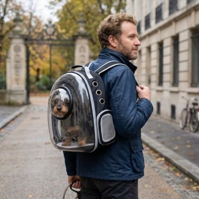 Sac a dos chien • JappyVoyage™ : Bretelles rembourrées ajustables