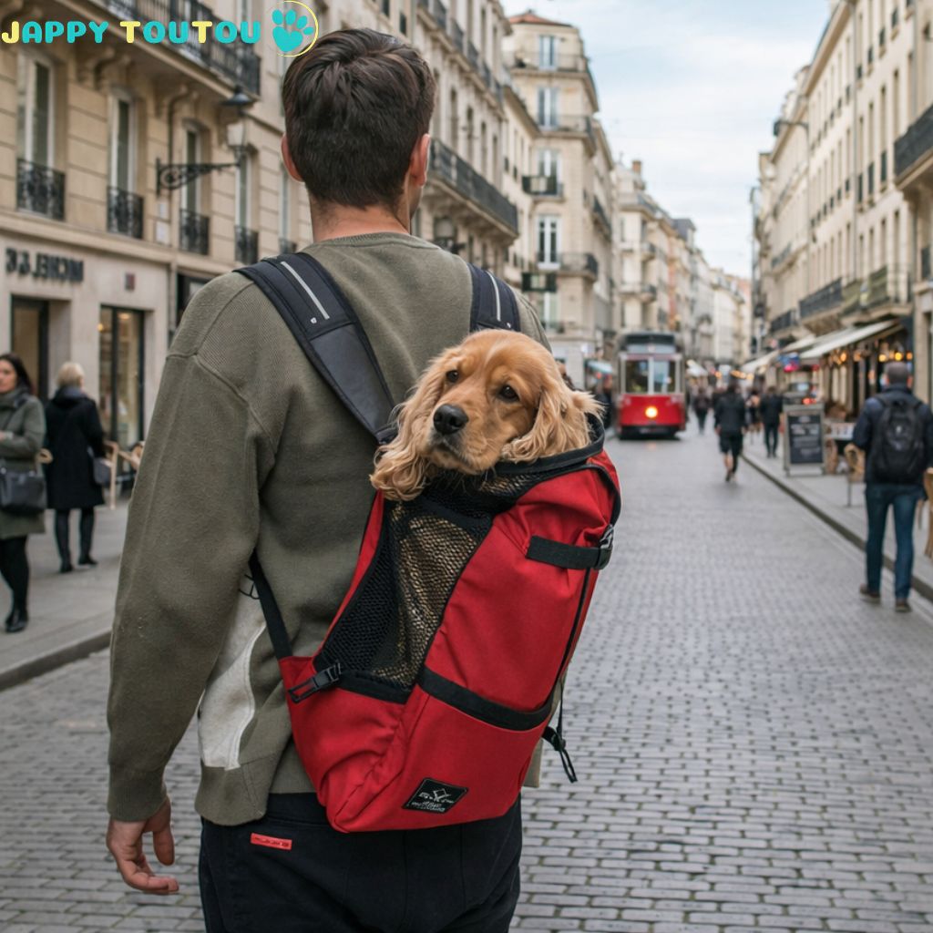 Sac à dos pour Chien | JappyTouPorter™ - Jappy Toutou