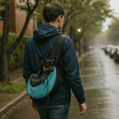 Sac de transport - CouCou-Chien2™, chaque déplacement devient un moment de partage et de complicité. Beau temps mauvais temps