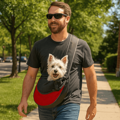 Sac de transport chien CouCou-Chien™ : transforme vos sorties en confort.