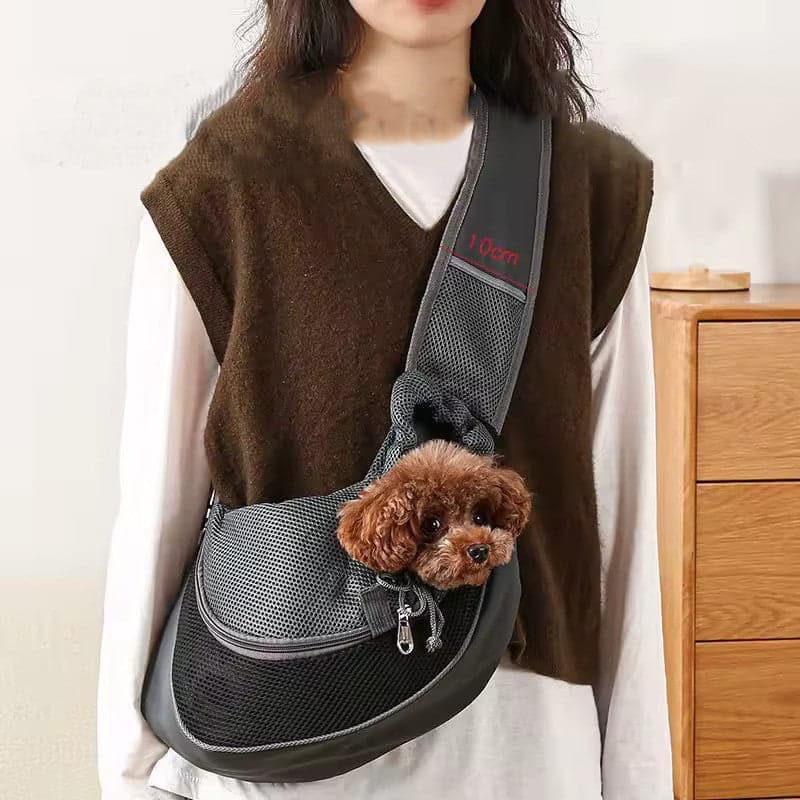 Sac de transport chien CouCou-Chien™ : transforment vos sorties gris - Jappy Toutou