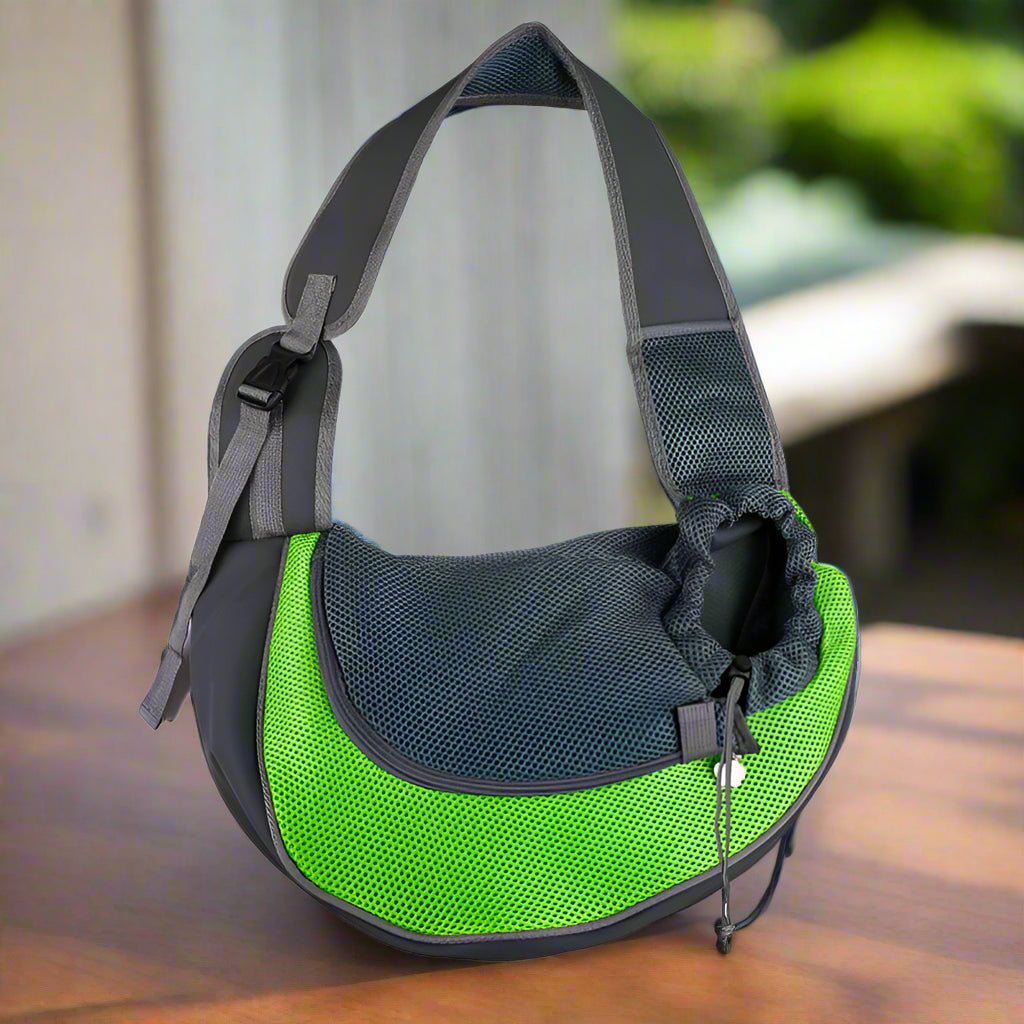 Sac de transport chien CouCou-Chien™ : transforme vos sorties vert