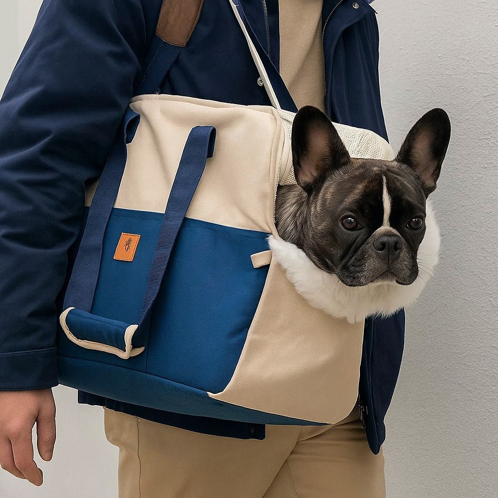 Sac de transport chien - SacPoppy™ : confort, sécurité pour vos voyages - Jappy Toutou